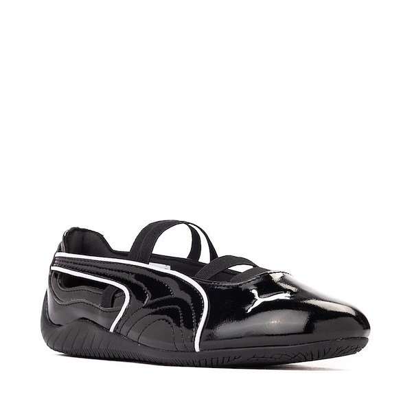 alternate view Womens PUMA Speedcat Ballet Glossy Shoe - PUMA Black / PUMA WhiteALT5