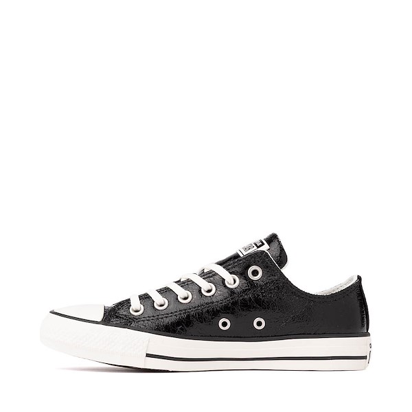 alternate view Womens Converse Chuck Taylor All Star Low-Top Metallic Sneaker - Black / Vintage WhiteALT1