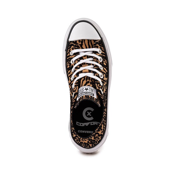 alternate view Converse Chuck Taylor All Star Lift Double Stack Low-Top Sneaker - LeopardALT2
