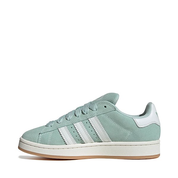alternate view Womens adidas Campus '00s Athletic Shoe - Core White / Ash Green / Core WhiteALT1