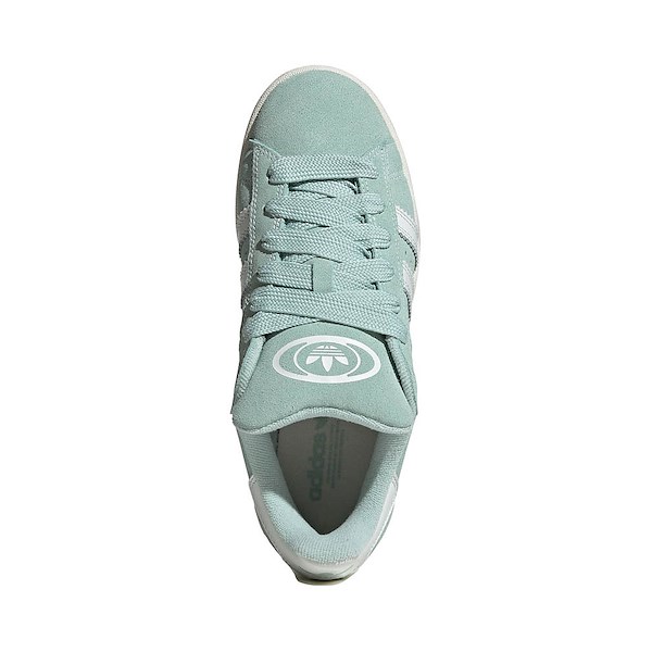alternate view Womens adidas Campus '00s Athletic Shoe - Core White / Ash Green / Core WhiteALT2