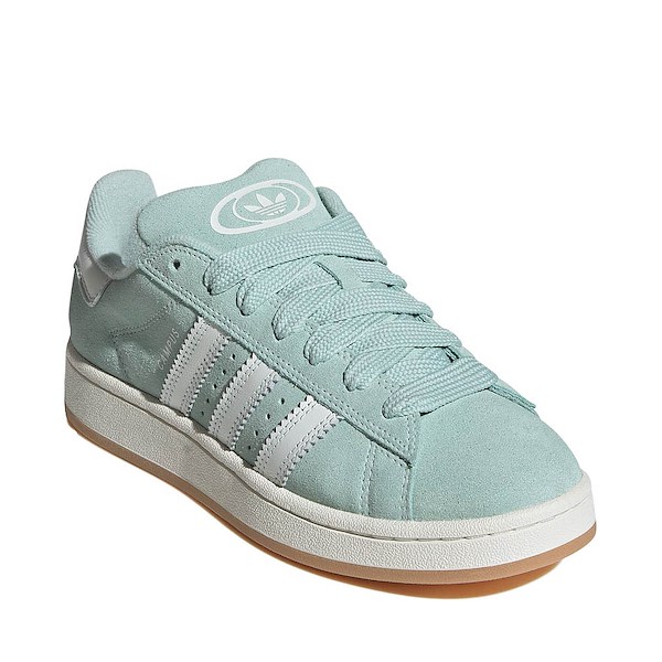 alternate view Womens adidas Campus '00s Athletic Shoe - Core White / Ash Green / Core WhiteALT5
