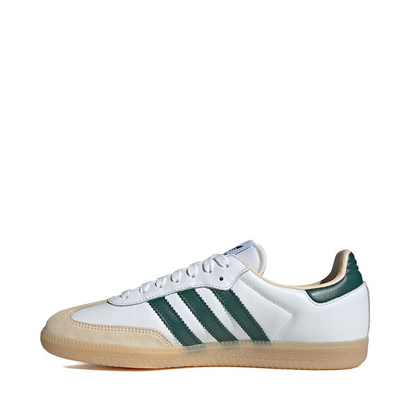 alternate view Mens adidas Samba OG Athletic Shoe - White / Collegiate Green / GumALT1