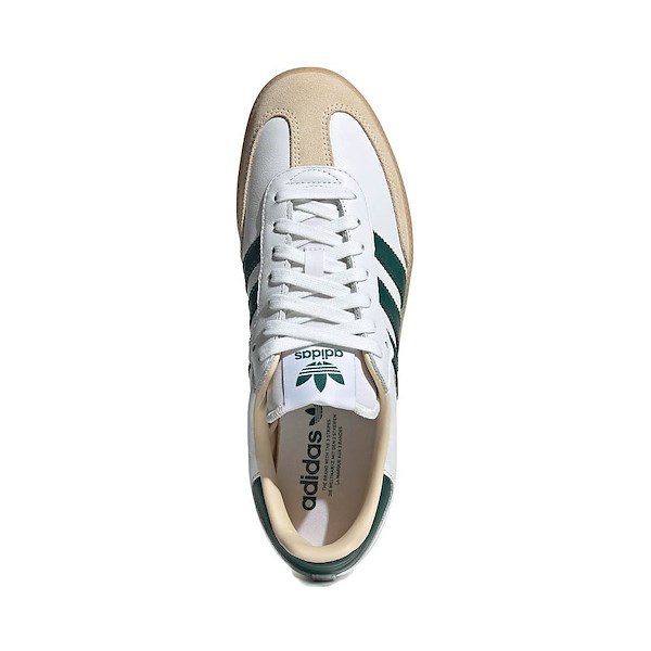 alternate view Mens adidas Samba OG Athletic Shoe - White / Collegiate Green / GumALT2
