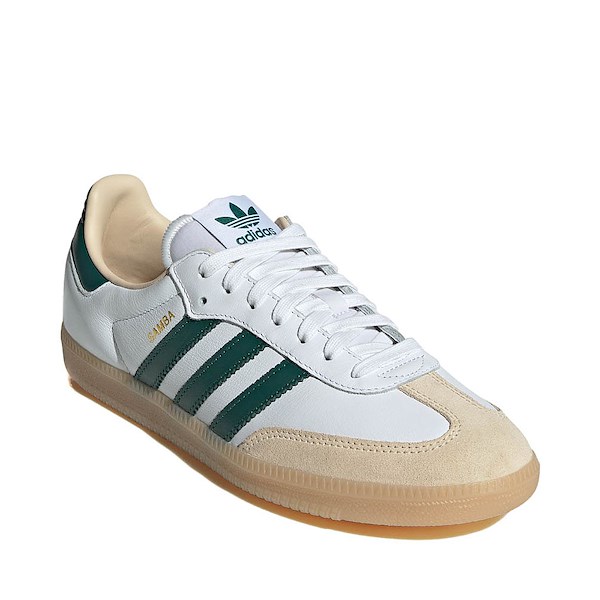 alternate view Mens adidas Samba OG Athletic Shoe - White / Collegiate Green / GumALT5