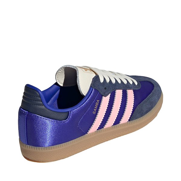 alternate view Womens adidas Samba OG Athletic Shoe - Lucid Blue / Night Indigo / GumALT4