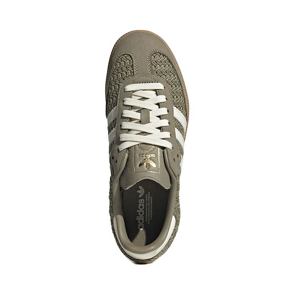 alternate view Womens adidas Samba OG Athletic Shoe - Orbit Green / Cream White / GumALT2