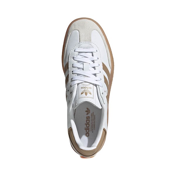 alternate view Womens adidas Sambae Athletic Shoe - White / Off White / CardboardALT2