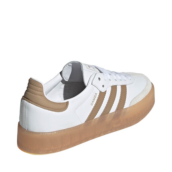 alternate view Womens adidas Sambae Athletic Shoe - White / Off White / CardboardALT4