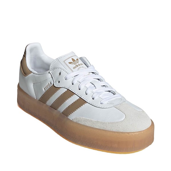 alternate view Womens adidas Sambae Athletic Shoe - White / Off White / CardboardALT5