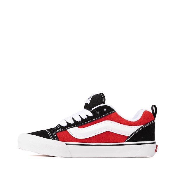 alternate view Vans Knu Skool Skate Shoe - Red / True White / BlackALT1