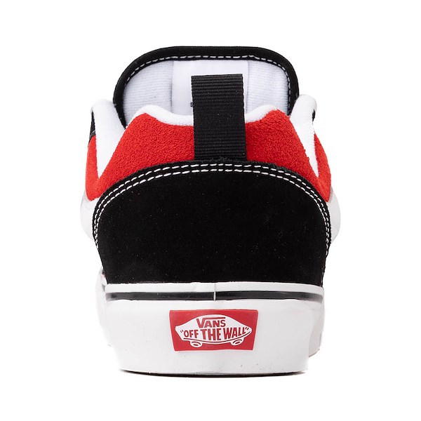 alternate view Vans Knu Skool Skate Shoe - Red / True White / BlackALT4