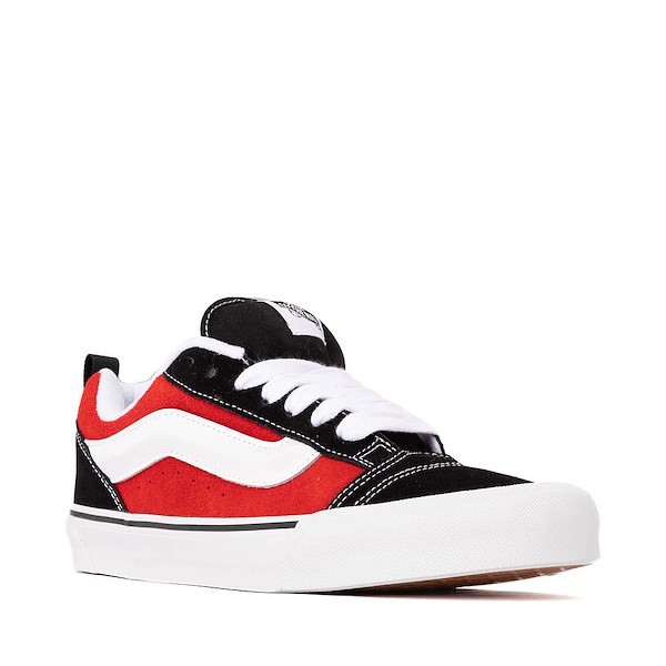 alternate view Vans Knu Skool Skate Shoe - Red / True White / BlackALT5