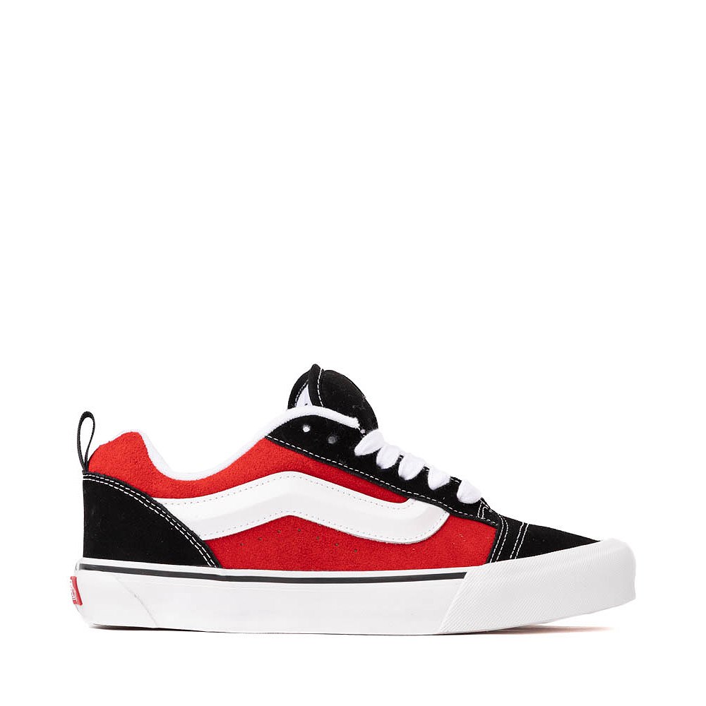 Vans Knu Skool Skate Shoe - Red / True White / Black