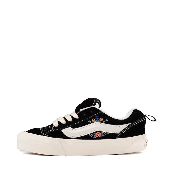 alternate view Vans Knu Skool Skate Shoe - Black / FloralALT1