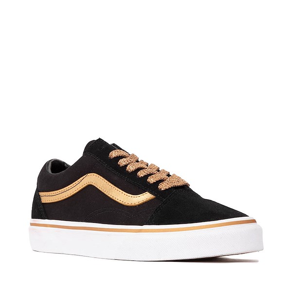 alternate view Vans Old Skool Skate Shoe - Black / GoldALT5