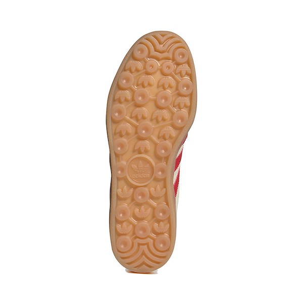 alternate view Womens adidas Gazelle Indoor Athletic Shoe - Better Scarlet / Better Scarlet / Cream WhiteALT3