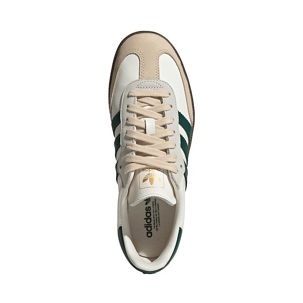 alternate view Womens adidas Samba OG Athletic Shoe - Off White / Collegiate Green / Sand StrataALT2