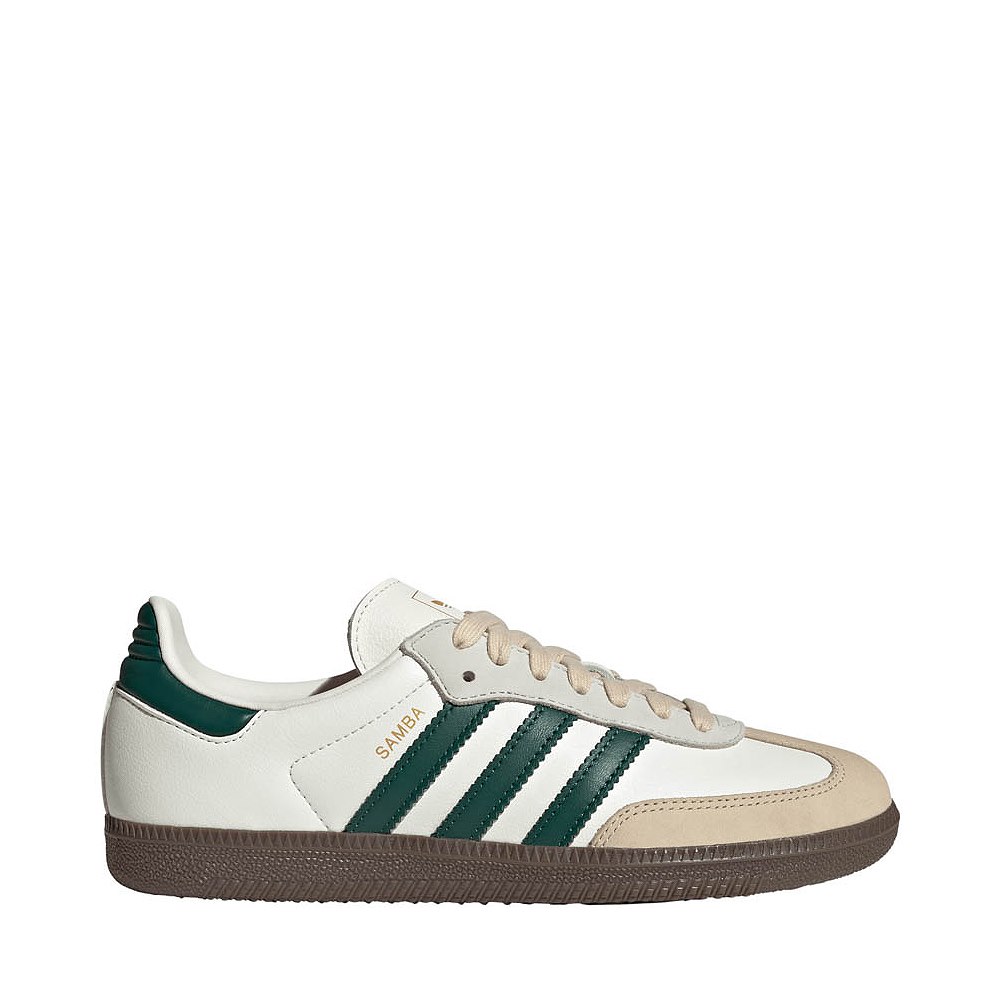 Womens adidas Samba OG Athletic Shoe - Off White / Collegiate Green / Sand Strata