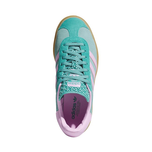alternate view Womens adidas Gazelle Bold Athletic Shoe - Powder Teal / Bliss Lilac / Pure TealALT2