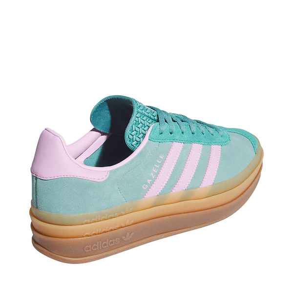 alternate view Womens adidas Gazelle Bold Athletic Shoe - Powder Teal / Bliss Lilac / Pure TealALT4