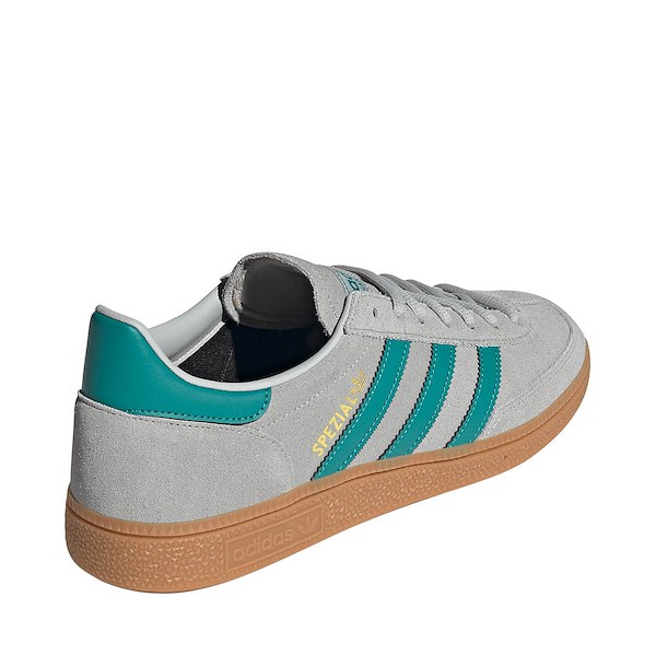 alternate view Mens adidas Handball Spezial Athletic Shoe - Grey Two / Pure Teal / Gold MetallicALT4