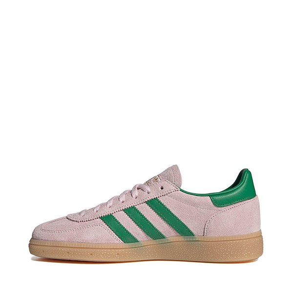 alternate view Womens adidas Handball Spezial Athletic Shoe - Clear Pink / Green / Gold MetallicALT1