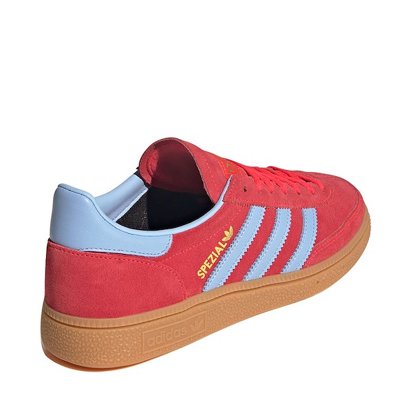 alternate view Womens adidas Handball Spezial Athletic Shoe - Lucid Red / Glow Blue / GumALT4