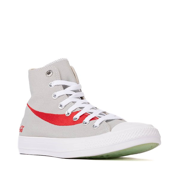 alternate view Converse x Coca-Cola Chuck Taylor All Star High-Top Sneaker - Monsoon Mist / Racing RedALT5