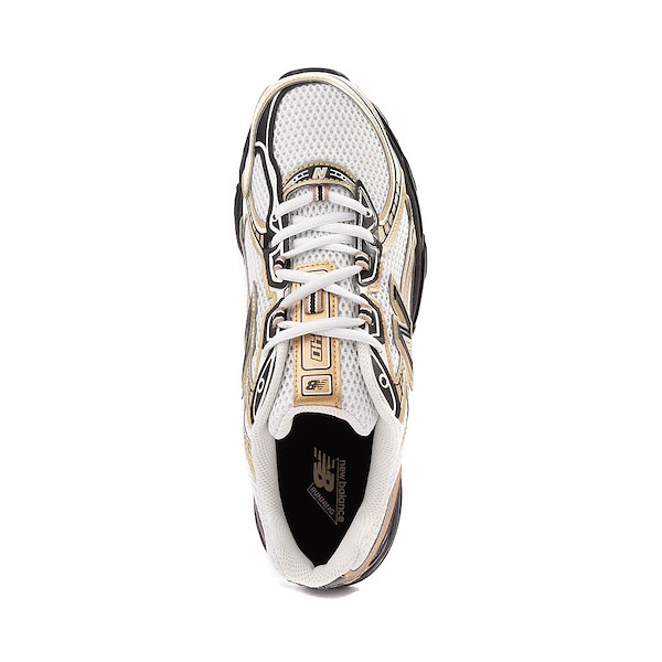 alternate view New Balance 740 Athletic Shoe - White / Gold / BlackALT2