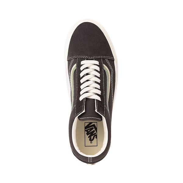 alternate view Vans Old Skool Double Stripe Skate Shoe - Black / OliveALT2