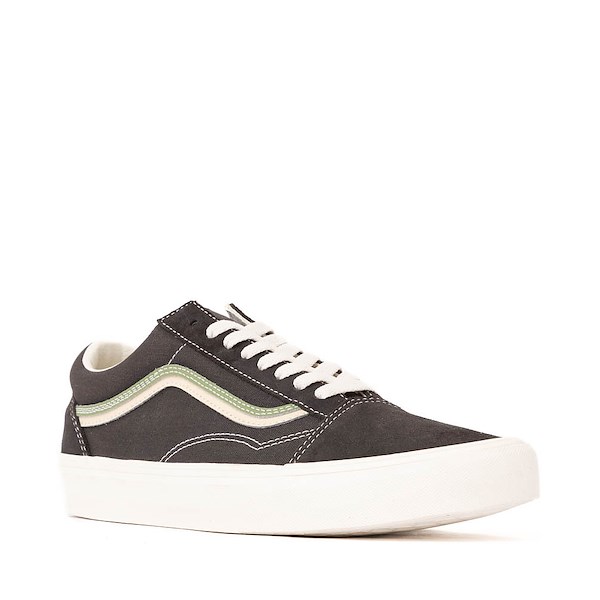 alternate view Vans Old Skool Double Stripe Skate Shoe - Black / OliveALT5