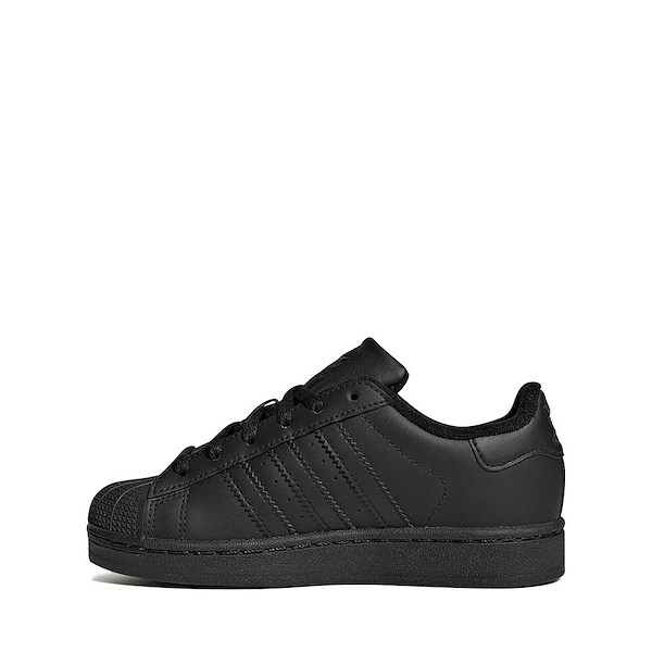 alternate view adidas Superstar II Athletic Shoe - Little Kid - Core Black / Core Black / Core BlackALT1