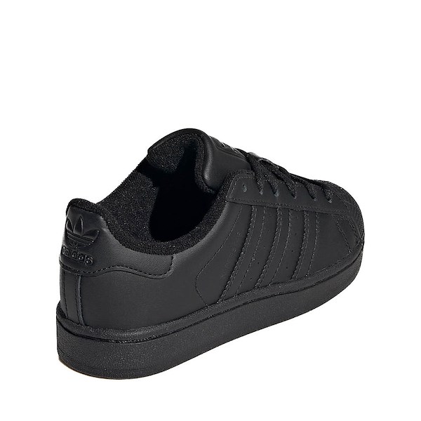 alternate view adidas Superstar II Athletic Shoe - Little Kid - Core Black / Core Black / Core BlackALT4