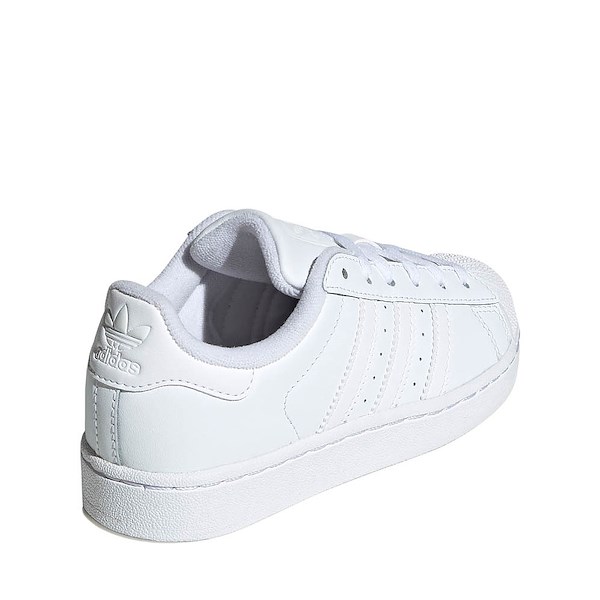 alternate view adidas Superstar II Athletic Shoe - Little Kid - White / White / WhiteALT4