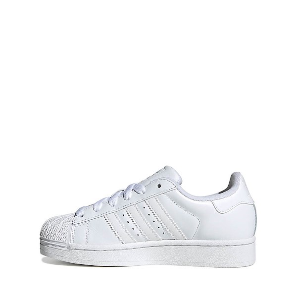 alternate view adidas Superstar II Athletic Shoe - Big Kid - White / White / WhiteALT1