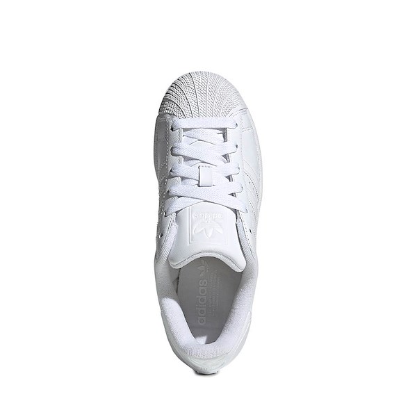 alternate view adidas Superstar II Athletic Shoe - Big Kid - White / White / WhiteALT2