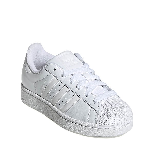 alternate view adidas Superstar II Athletic Shoe - Big Kid - White / White / WhiteALT5