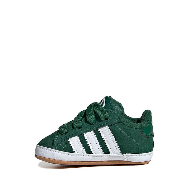 alternate view adidas Campus Crib Shoe - Baby - Dark Green / Cloud White / GumALT1