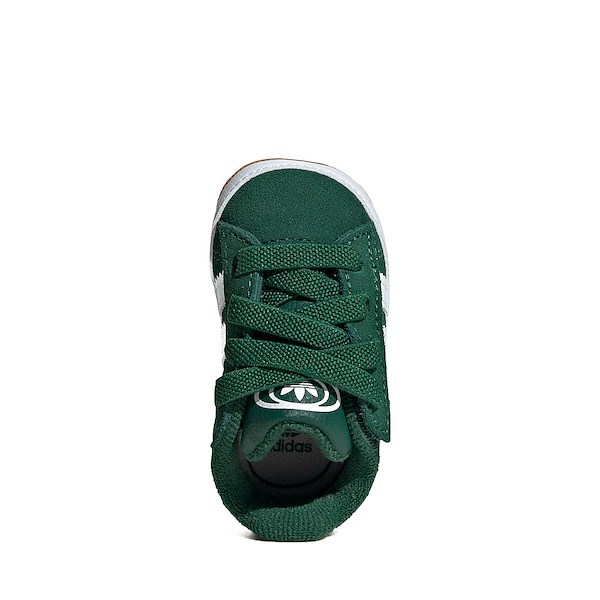 alternate view adidas Campus Crib Shoe - Baby - Dark Green / Cloud White / GumALT2