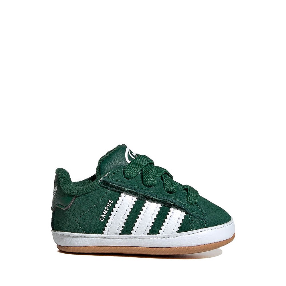 adidas Campus Crib Shoe - Baby - Dark Green / Cloud White / Gum