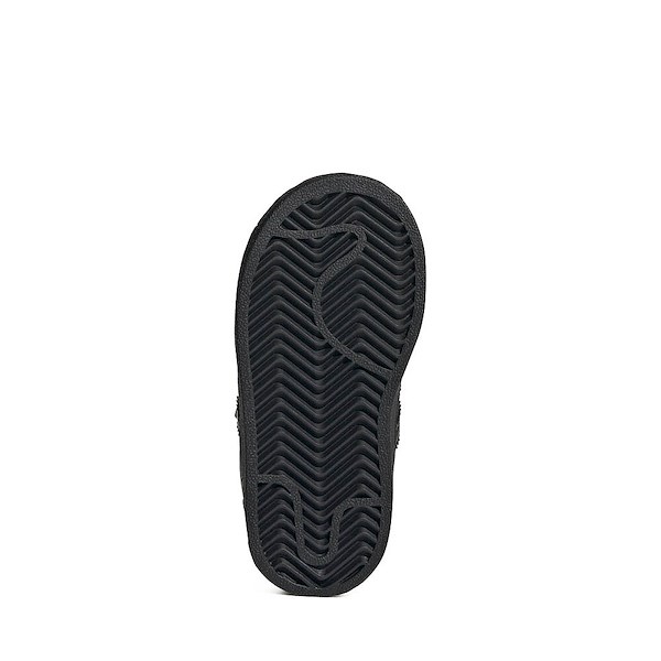alternate view adidas Superstar II Elastic Lace Athletic Shoe - Baby / Toddler - Core Black / Core Black / Core BlackALT3