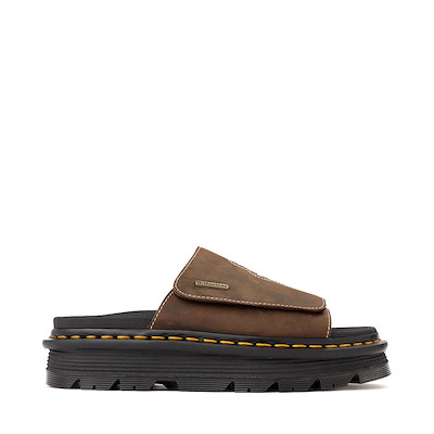 Main view of Dr. Martens Zebzag Dunnet Slide Sandal - Dark Brown