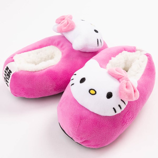 alternate view Hello Kitty® Plush Slipper - Toddler / Little Kid - PinkHERO