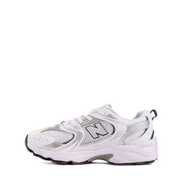alternate view New Balance 530 Athletic Shoe - Little Kid - White / Natural IndigoALT1