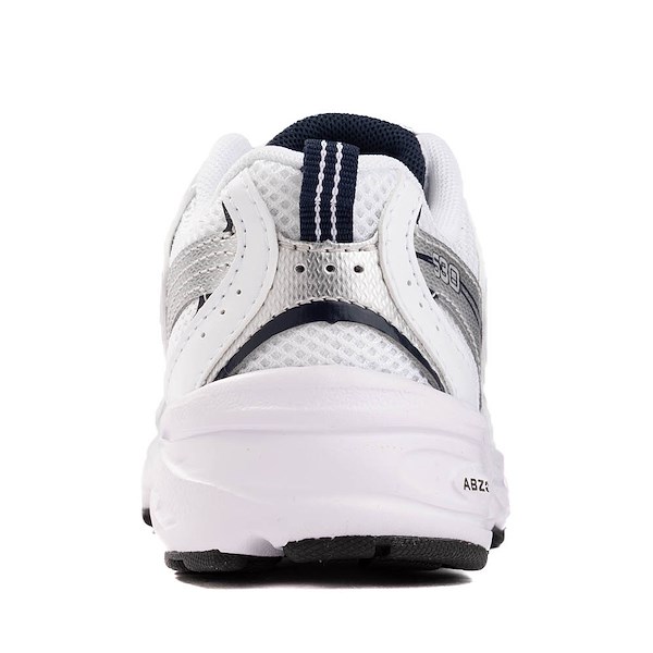 alternate view New Balance 530 Athletic Shoe - Little Kid - White / Natural IndigoALT4