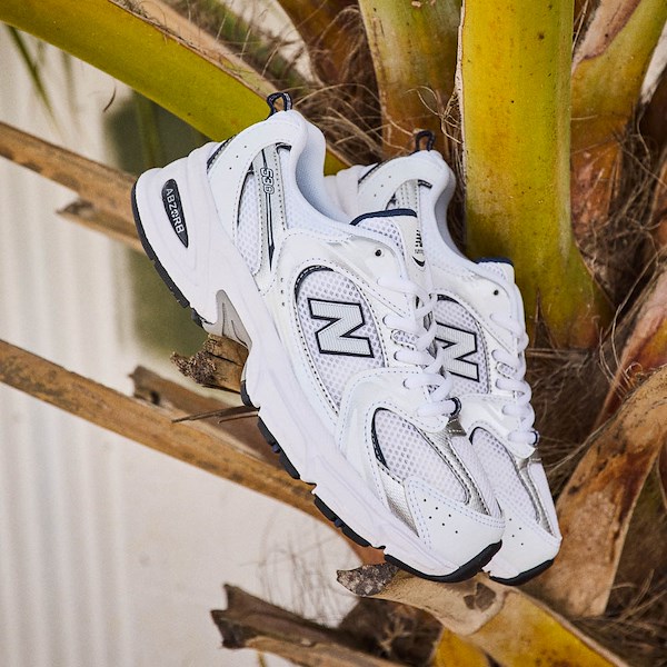 alternate view New Balance 530 Athletic Shoe - Little Kid - White / Natural IndigoHERO