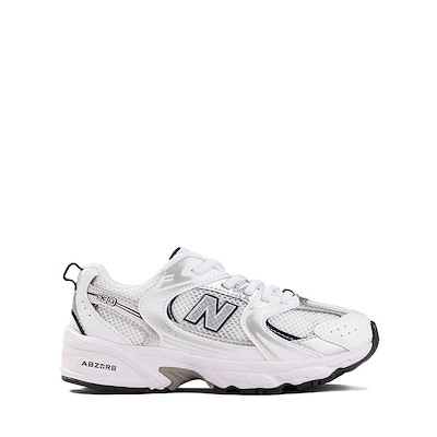 Main view of New Balance 530 Athletic Shoe - Little Kid - White / Natural Indigo