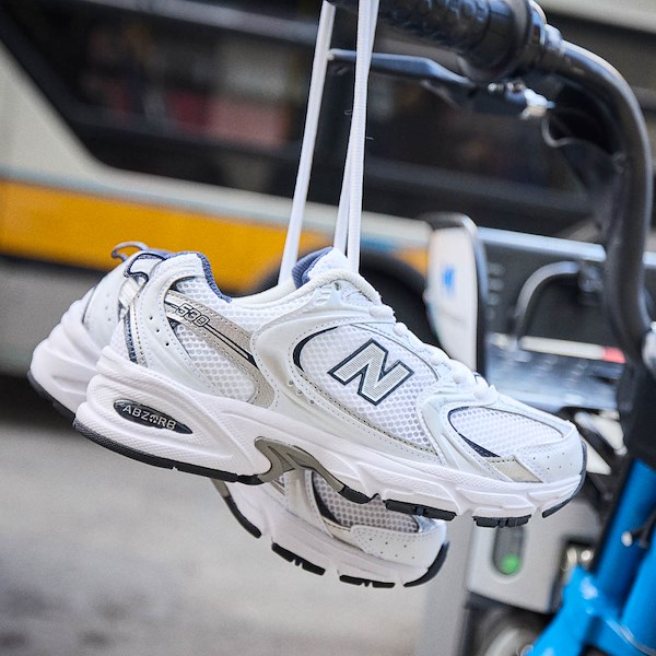 alternate view New Balance 530 Athletic Shoe - Big Kid - White / Natural IndigoHERO