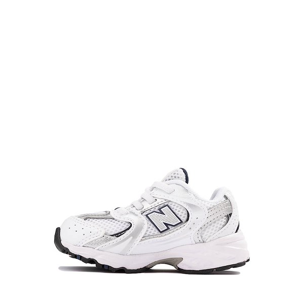 alternate view New Balance 530 Athletic Shoe - Baby / Toddler - White / Natural IndigoALT1